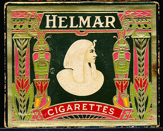 Lot Detail - 1910 Era Helmar Tobacco Cigarettes Box