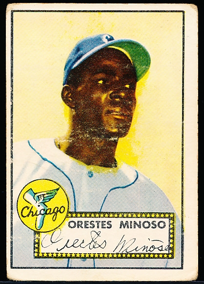 1952 Topps Bsbl. #195 Orestes “Minnie” Minoso RC