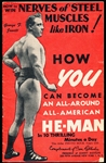 1930’s “How To Win Nerves of Steel Muscles Like Iron"- Booklet by George F. Jowett
