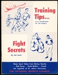 1957 Training Tips/Fight Secrets- By Joe Louis- National sports Council- Booklet