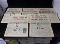 1968 Basketball - “America’s Most Complete Basketball Paper”- 5 Diff Issues