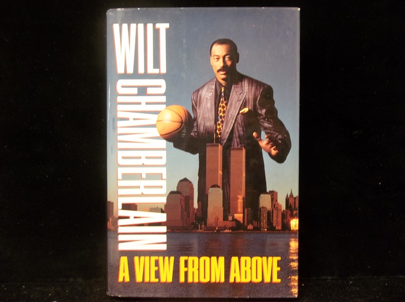 Autographed 1991 A View from Above, by Wilt Chamberlain- PSA/DNA Certified