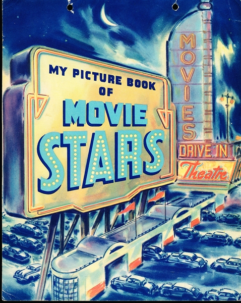 1950 Dixie Cup Movie and Cowboy Stars Premium- “My Picture Book of Movie Stars” Front Cover