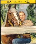 1950 Dixie Cup Movie and Cowboy Stars Premium- Rex Allen