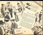 1950 Dixie Cup Movie and Cowboy Stars Premium- Whip Wilson- Andy Clyde