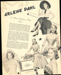 1951 Dixie Cup Movie and Western Stars Premium- Arlene Dahl