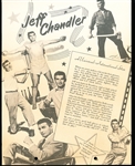 1952 Dixie Cup Movie, Cowboy, and TV Stars Premium- Jeff Chandler