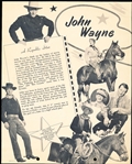 1952 Dixie Cup Movie, Cowboy, and TV Stars Premium- John Wayne