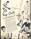 1953 Dixie Cup Movie, Cowboy, and TV Stars Premium- Tony Curtis