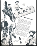 1953 Dixie Cup Movie, Cowboy, and TV Stars Premium- Tim Holt