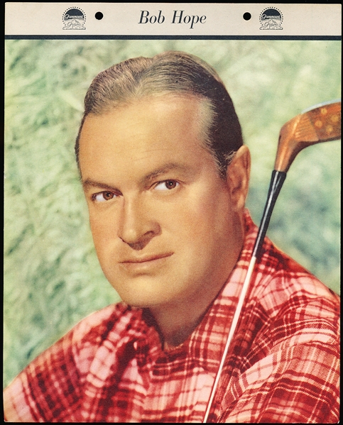 1953 Dixie Cup Movie, Cowboy, and TV Stars Premium- Bob Hope