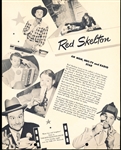 1953 Dixie Cup Movie, Cowboy, and TV Stars Premium- Red Skelton