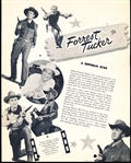 1953 Dixie Cup Movie, Cowboy, and TV Stars Premium- Forrest Tucker