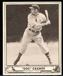 1940 Playball Bb- #29 Roger Cramer, Boston Red Sox