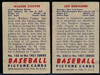 1951 Bowman Bb- 2 Cards