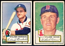 1952 Topps Bb- 2 Diff