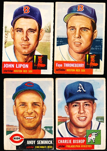 1953 Topps Bb- 4 Diff