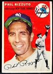 1954 Topps Bb- #17 Phil Rizzuto, Yankees