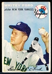 1954 Topps Bb- #37 White Ford, Yankees