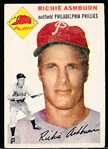 1954 Topps Bb- #45 Richie Ashburn, Phillies