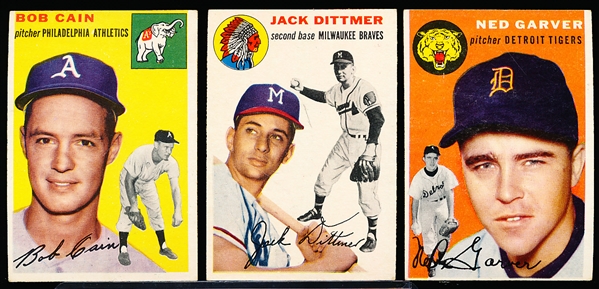 1954 Topps Bb- 6 Diff