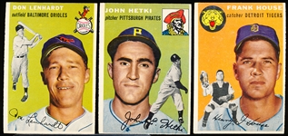 1954 Topps Baseball- 6 Diff