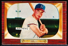 1955 Bowman Bb- #103 Eddie Mathews, Braves