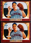 1955 Bowman Bb- #197 Ralph Kiner, Cleveland- 2 Cards