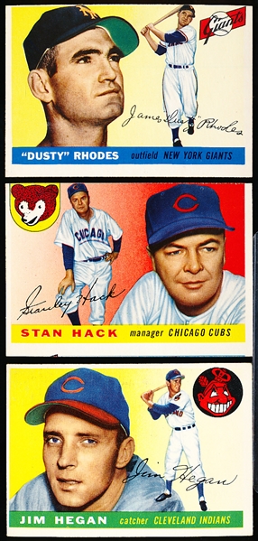 1955 Topps Bb- 4 Diff