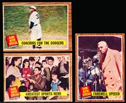 1962 Topps Bb- 3 Diff Babe Ruth Specials