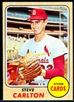 1968 Topps Baseball- #408 Steve Carlton, Cards