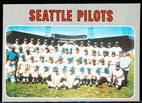 1970 Topps Bb- #713 Pilots Team- Hi#