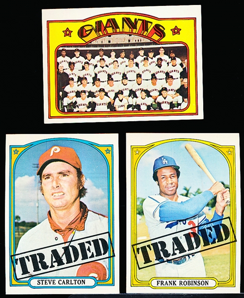 1972 Topps Bb- 3 Diff Hi#’s