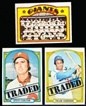 1972 Topps Bb- 3 Diff Hi#’s