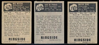 1951 Topps Ringside Boxing- 3 Diff