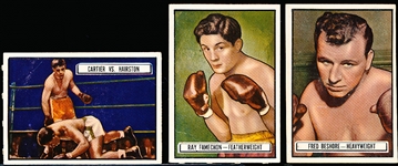 1951 Topps Ringside Boxing- 3 Diff