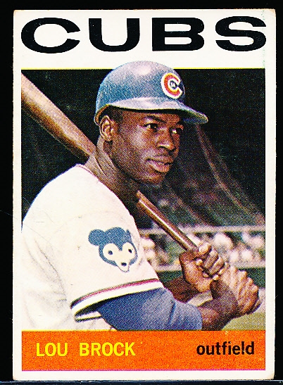 1964 Topps Bb- #29 Lou Brock, Cubs