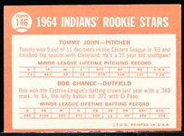 1964 Topps Bb- #146 Tommy John RC