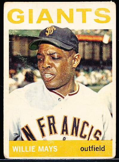 1964 Topps Bb- #150 Willie Mays, Giants