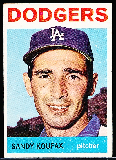 1964 Topps Bb- #200 Sandy Koufax, Dodgers- Ex+ 