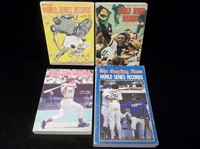 1969-81 The Sporting News Official World Series Records- 4 Diff. Books