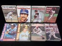 1972-81 The Sporting News Baseball Record Book- 8 Diff. Books