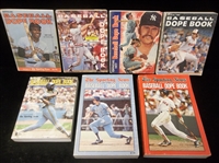 1974-85 The Sporting News Baseball Dope Book- 7 Diff. Books