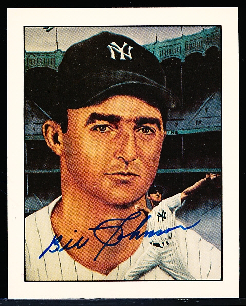 Autographed 1983 TCMA 50 Years of Yankee All-Stars 1933-83 Bsbl. #21 Bill Johnson