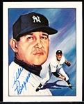 Autographed 1983 TCMA 50 Years of Yankee All-Stars 1933-83 Bsbl. #35 Allie Reynolds