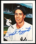 Autographed 1983 TCMA 50 Years of Yankee All-Stars 1933-83 Bsbl. #37 Phil Rizzuto