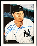 Autographed 1983 TCMA 50 Years of Yankee All-Stars 1933-83 Bsbl. #40 Johnny Sain