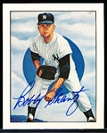 Autographed 1983 TCMA 50 Years of Yankee All-Stars 1933-83 Bsbl. #42 Bobby Shantz