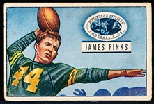 1951 Bowman Ftbl. #130 James Finks RC