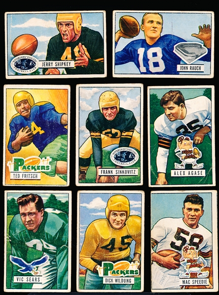 1951 Bowman Ftbl.- 8 Diff.